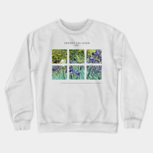 Irises by Van Gogh Crewneck Sweatshirt